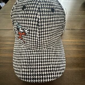 Walt Disney Imagineering Exclusive Houndstooth Cap with Sorcerer Mickey